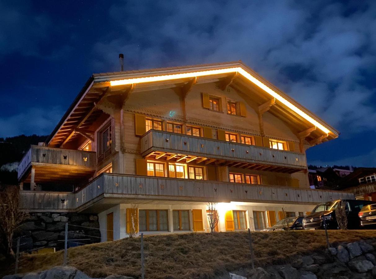 Chalet Butterfly Adelboden Extérieur photo