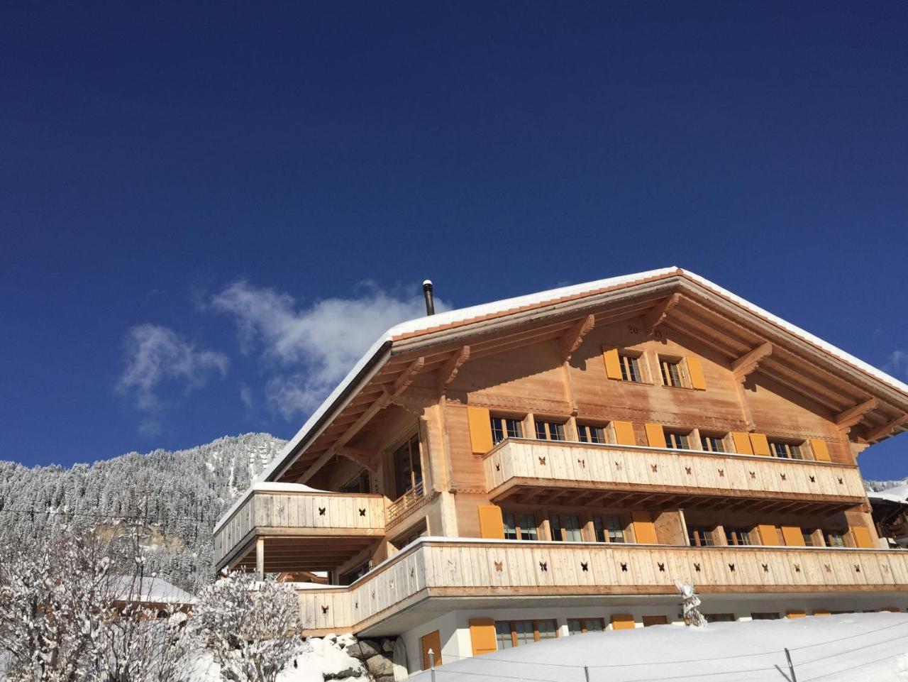 Chalet Butterfly Adelboden Extérieur photo